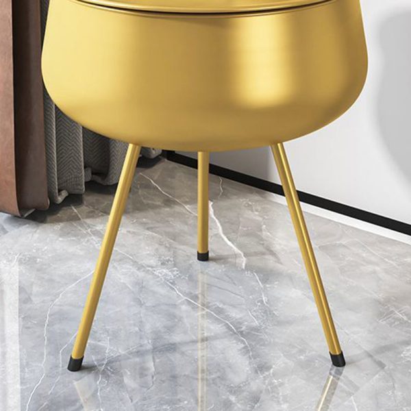 Contemporary Nordic Round Tripod Metal End Table 1-Storage For Living Room - Image 9