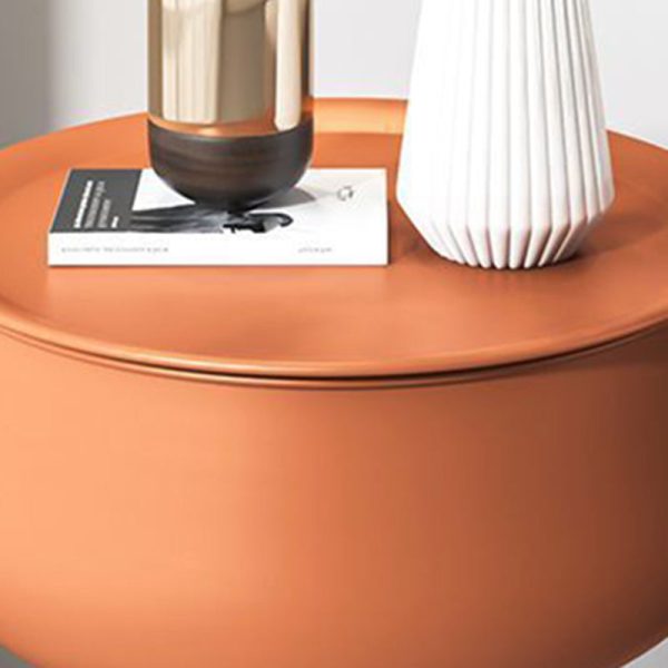 Contemporary Nordic Round Tripod Metal End Table 1-Storage For Living Room - Image 8