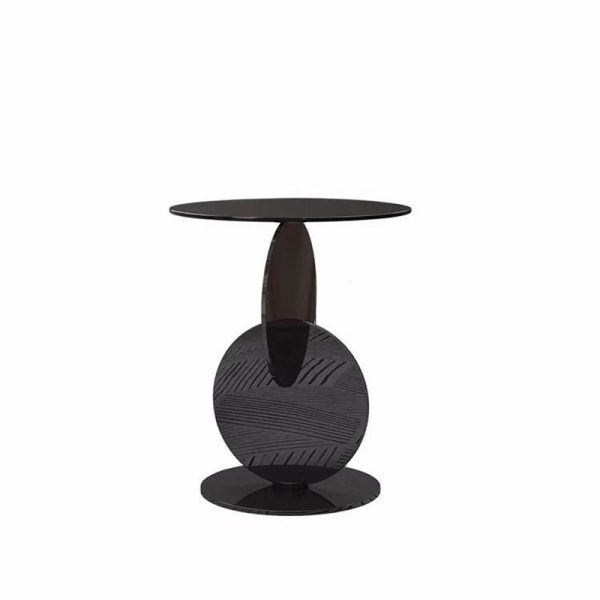 Modern Minimalist Multi Round Combination Glass Stainless Steel Coffee Table For Living Room - Image 8