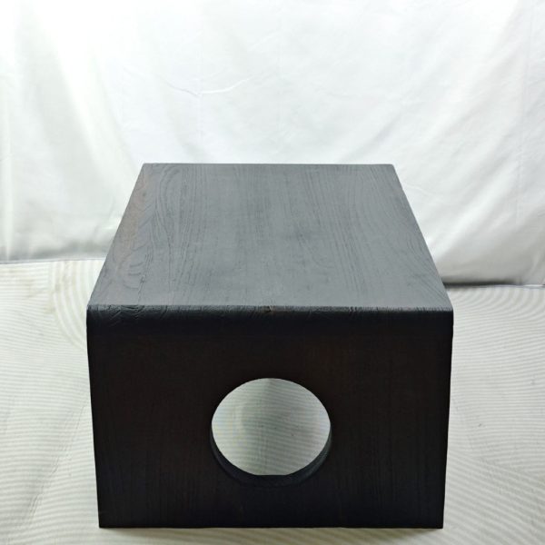 Traditional Chinese Zen Rectangular Solid Wood Coffee Table For Living Room - Image 6