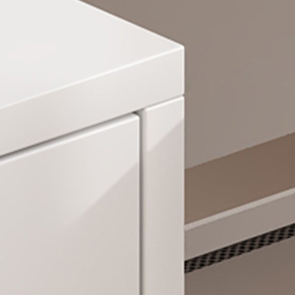 Modern Minimalist Rectangular Density Panel Nightstand For Bedroom - Image 7