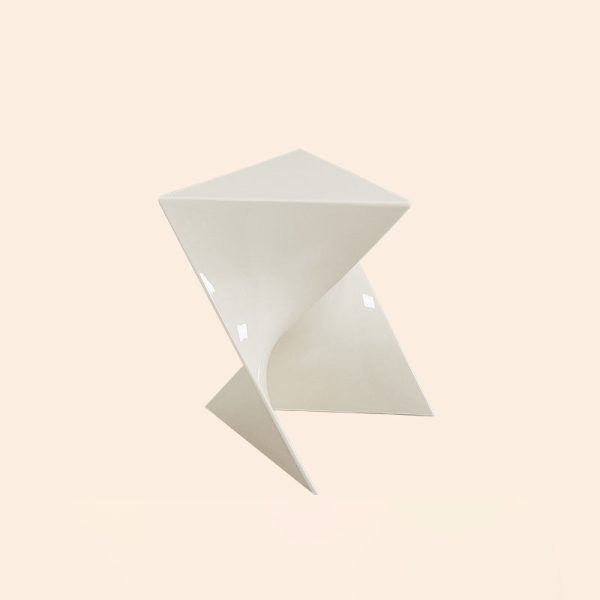 Contemporary Creative Irregular Geometric PC End Table For Living Room - Image 5