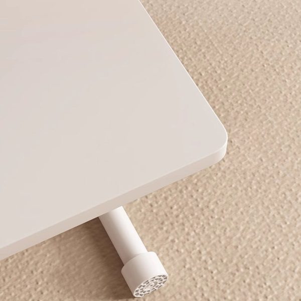 Modern Minimalist Foldable Rectangular Faux Panel Metal Coffee Table For Living Room - Image 7