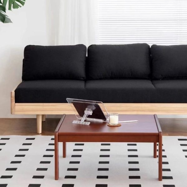Traditional Chinese Square Solid Wood Coffee Table For Living Room - Image 10