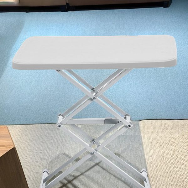Modern Simplicity PE Steel Rectangular Liftable Folding Desks 1-Pen Slot For Home Office - Image 15