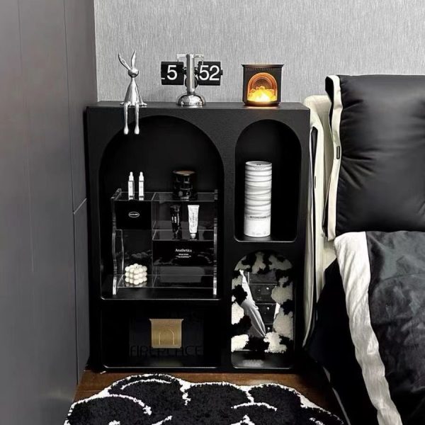 Contemporary Scandinavian Plate Rectangular Cave Side Table 4/5/6 Storage Cabinet For Living Room - Image 18