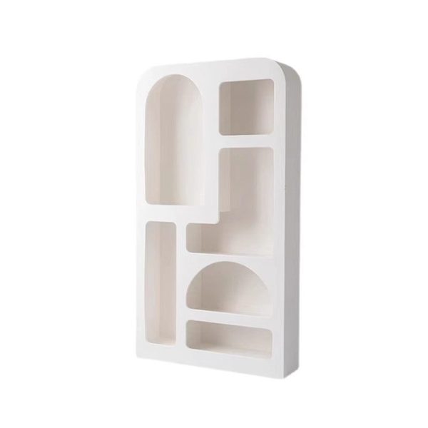 Contemporary Scandinavian Plate Rectangular Cave Side Table 4/5/6 Storage Cabinet For Living Room - Image 24