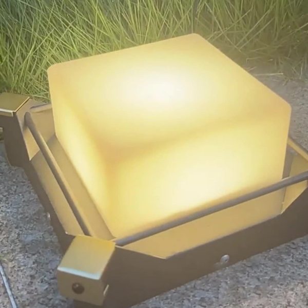 Modern Minimalist Waterproof Stainless Steel PC Columnar Solar LED Outdoor Light For Garden - Image 13