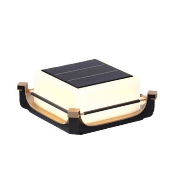 Modern Minimalist Waterproof Stainless Steel PC Columnar Solar LED Outdoor Light For Garden - Image 23