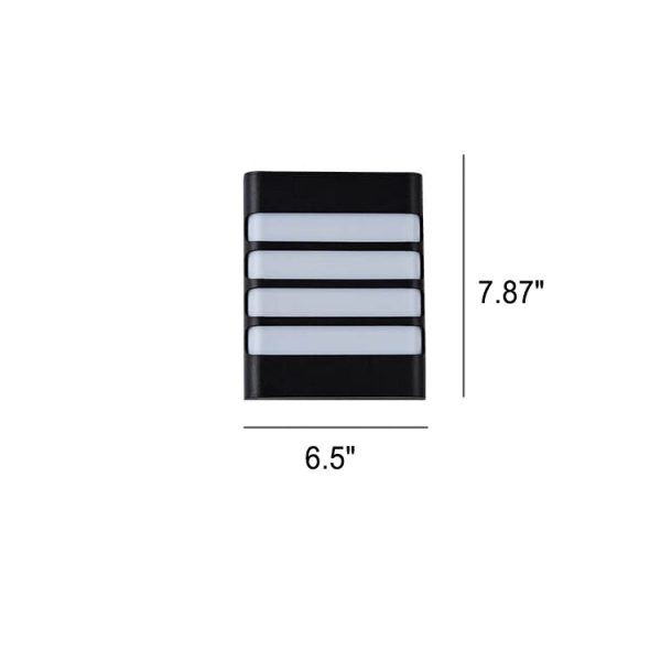 Modern Creative Waterproof LED Outdoor Wall Sconce Lamp - Image 6