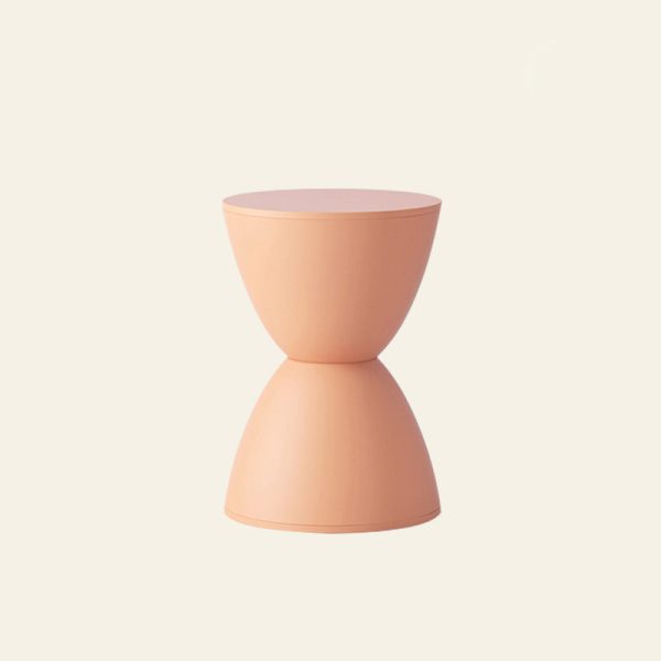 Modern Minimalist PP Hourglass-Shaped Stool Chair For Bedroom & Living Room - Image 12