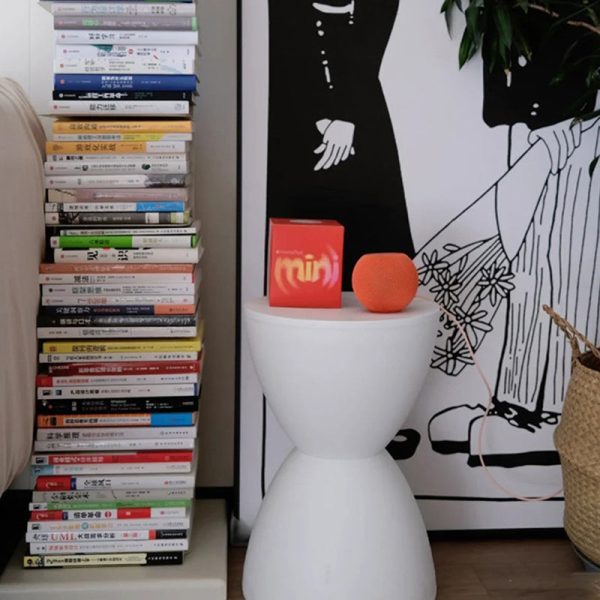 Modern Minimalist PP Hourglass-Shaped Stool Chair For Bedroom & Living Room - Image 20