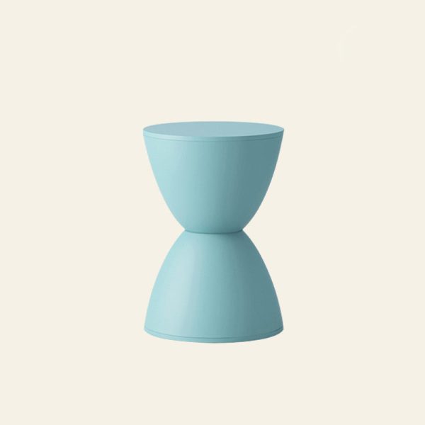Modern Minimalist PP Hourglass-Shaped Stool Chair For Bedroom & Living Room - Image 5
