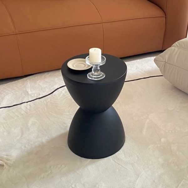 Modern Minimalist PP Hourglass-Shaped Stool Chair For Bedroom & Living Room - Image 23