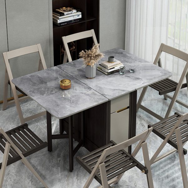 Modern Minimalist Solid Wood Dining Chair Backrest Armless For Dining Room - Image 3