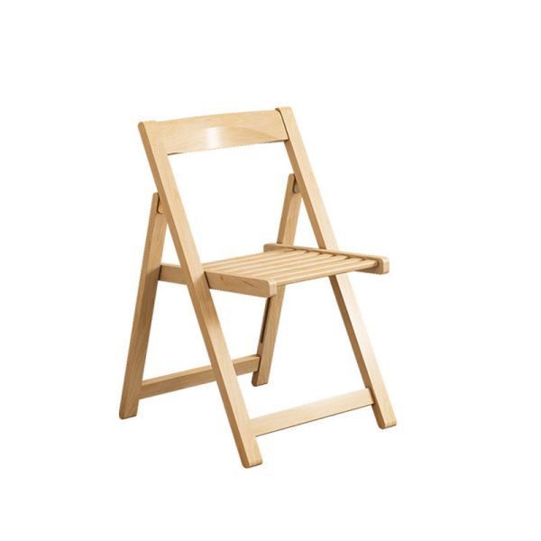 Modern Minimalist Solid Wood Dining Chair Backrest Armless For Dining Room - Image 10