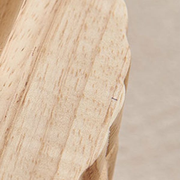 Contemporary Creative Biscuit Shape Wood Footstool Backless Armless For Living Room - Image 7
