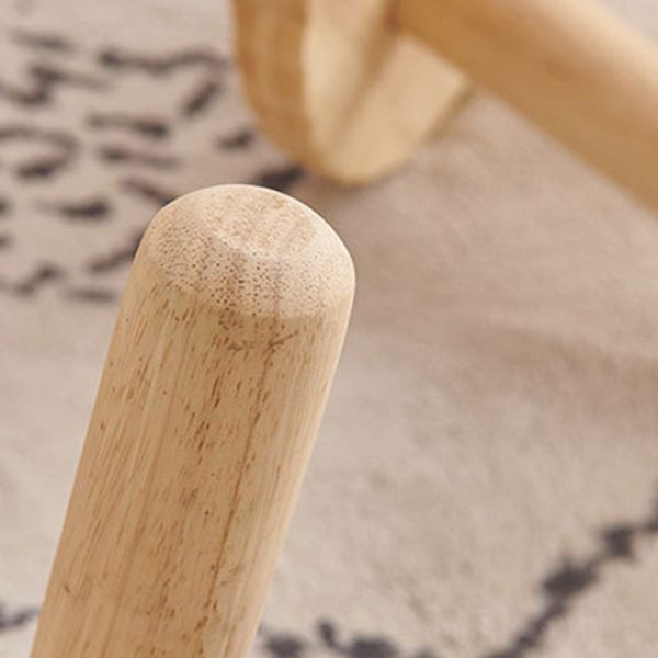 Contemporary Creative Biscuit Shape Wood Footstool Backless Armless For Living Room - Image 6