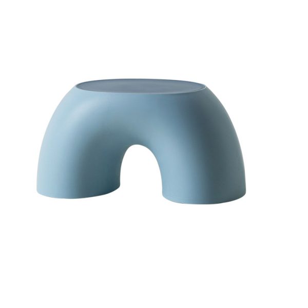 Contemporary Creative PP Rainbow Shape Macarons Footstool Backless Armless For Living Room - Image 10
