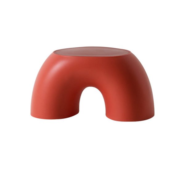Contemporary Creative PP Rainbow Shape Macarons Footstool Backless Armless For Living Room - Image 11