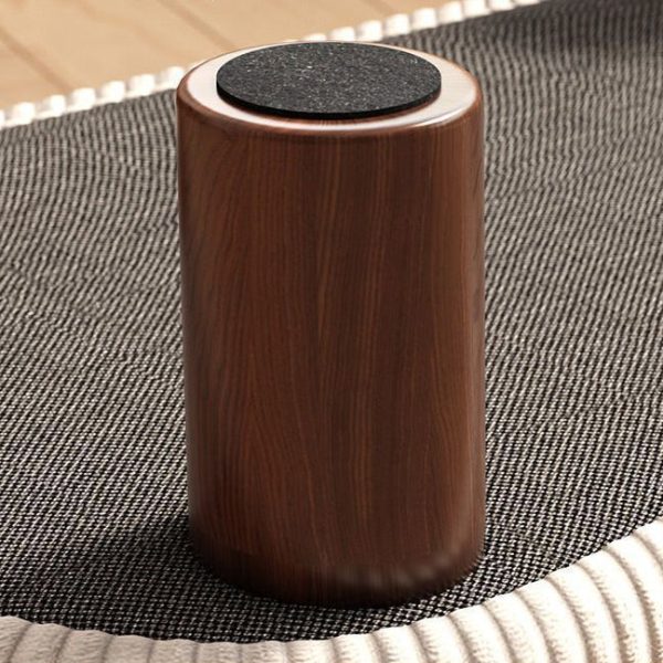 Contemporary Nordic Cuboid Portable Flannelette Solid Wood Footstool Backless Armless For Living Room - Image 7