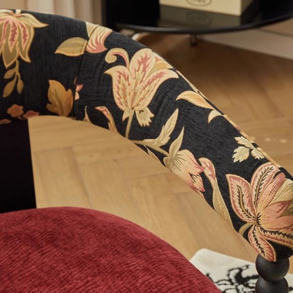 Contemporary Retro Corduroy Solid Wood Sofa Backrest Armrest For Living Room - Image 5