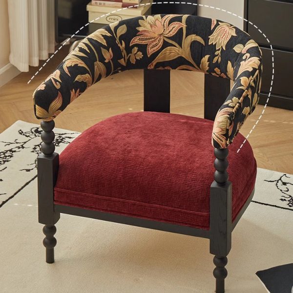 Contemporary Retro Corduroy Solid Wood Sofa Backrest Armrest For Living Room - Image 16