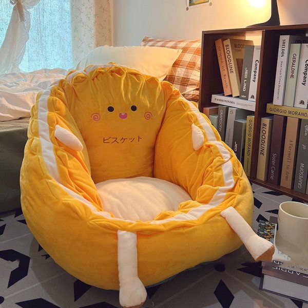 Contemporary Creative PP Cotton Flannelette Cushion Sofa Backrest Armrest For Bedroom - Image 2