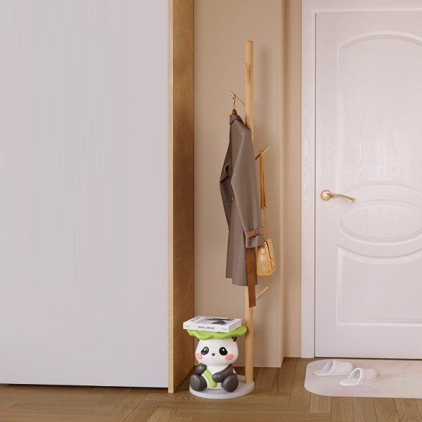 Contemporary Creative Cute Lotus Leaf Panda Fiberglass Footstool Backless Armless For Entryways - Image 7