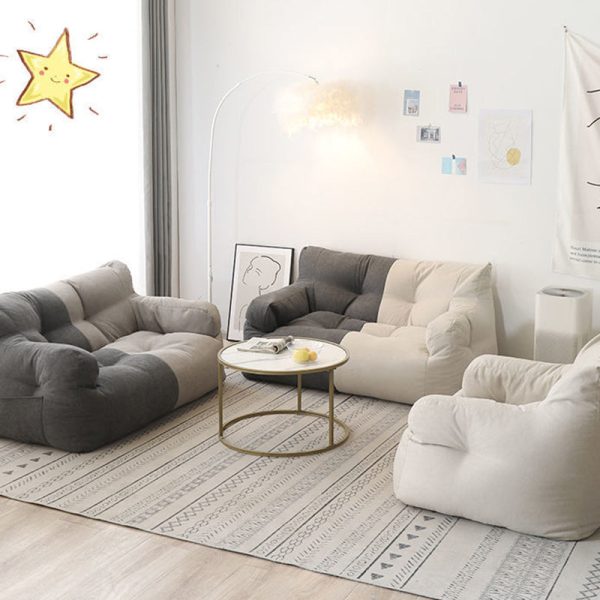 Modern Minimalist Square Tatami Fabric Sofa For Living Room - Image 16