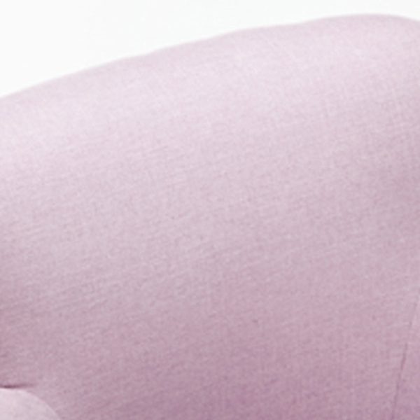 Modern Minimalist Square Wood Fabric Accent Chair Backrest Armrest For Living Room - Image 5