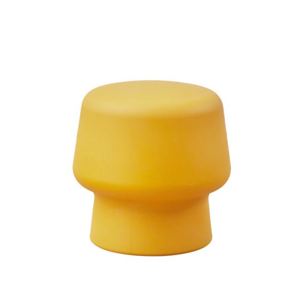 Contemporary Nordic Round Plastic Footstool Backless Armless For Living Room - Image 21