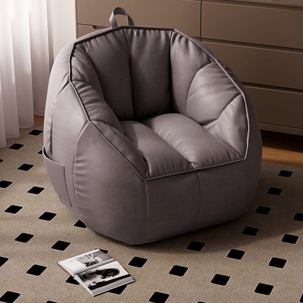 Modern Minimalist Portable Beam Bag Technology Cloth Upholstered Accent Chair Backrest For Living Room - Image 3