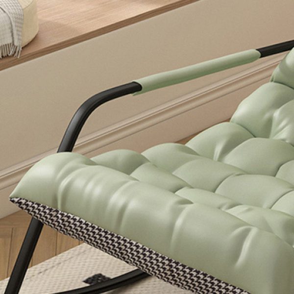 Modern Minimalist Iron Leather Cotton Rectangular Recliner Backrest Armrest Footrest For Living Room - Image 21