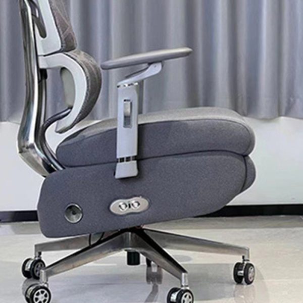 Modern Minimalist Metal PP Mesh Nylon Square Rectangle Electric Massage Desk Chair Backrest Armrest Footrest For Home Office - Image 2