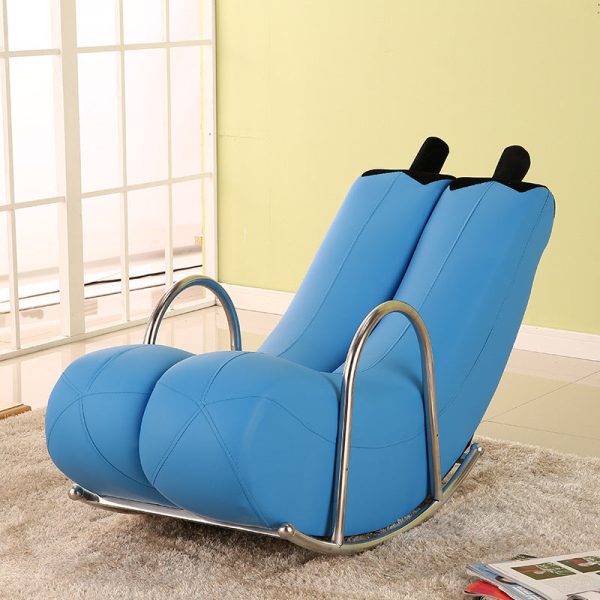 Contemporary Creative Banana PU Leather Upholstered Recliner Backrest Armrest For Living Room - Image 8