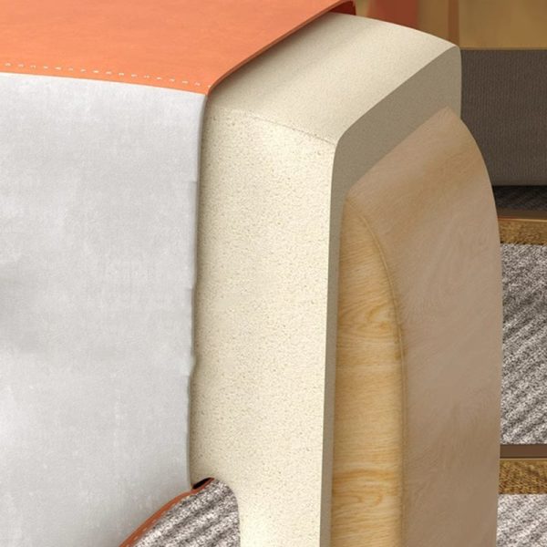Contemporary Creative Arrow Design Leather Upholstered Portable Footstool For Living Room - Image 8