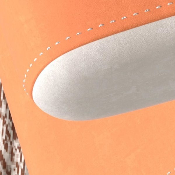 Contemporary Creative Arrow Design Leather Upholstered Portable Footstool For Living Room - Image 7
