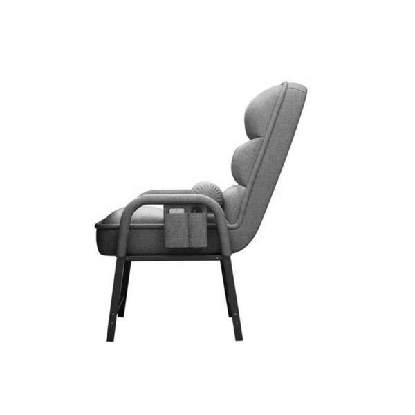 Modern Simplicity Square Fabric Upholstered Desk Chair Backrest Storage Bag Pillow For Home Office - Image 12