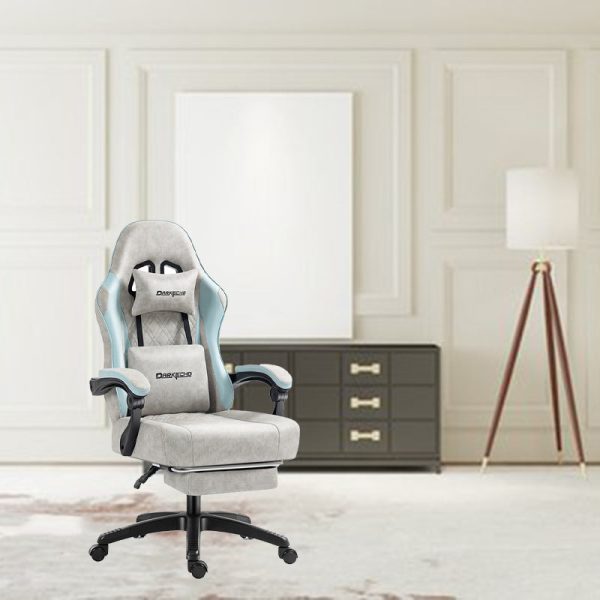 Modern Minimalist Swivel Liftable Rectangular Square Nylon Leather Fabric Desk Chair Backrest Armrest For Home Office - Image 12