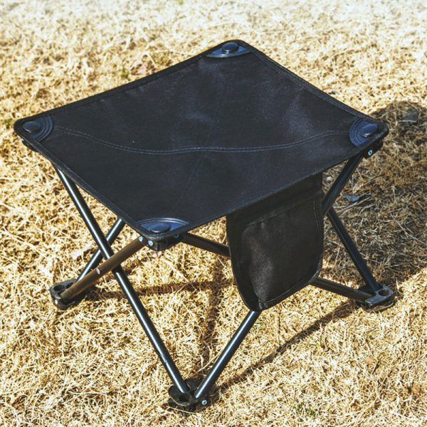 Modern Minimalist Portable Foldable Square Steel Alloy Fabric Chair For Outdoor - Image 8