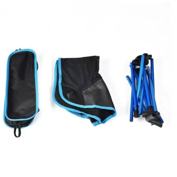 Modern Minimalist Portable Foldable Moon Arc Aluminum Oxford Fabric Chair Backrest For Outdoor - Image 7