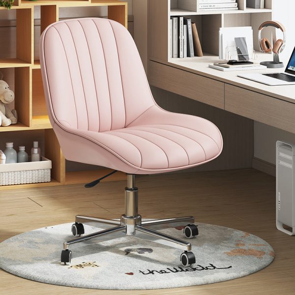 Modern Minimalist Square Steel Leather Desk Chair Backrest For Home Office - Image 8