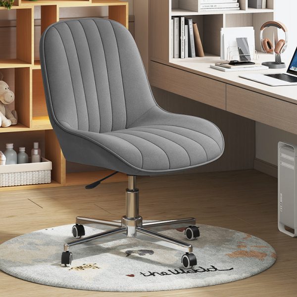 Modern Minimalist Square Steel Leather Desk Chair Backrest For Home Office - Image 7