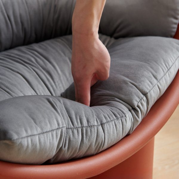Contemporary Creative Elephant Leg Shape Adult Children Round Curved Plastic Chair Backrest Armrest For Living Room - Image 6