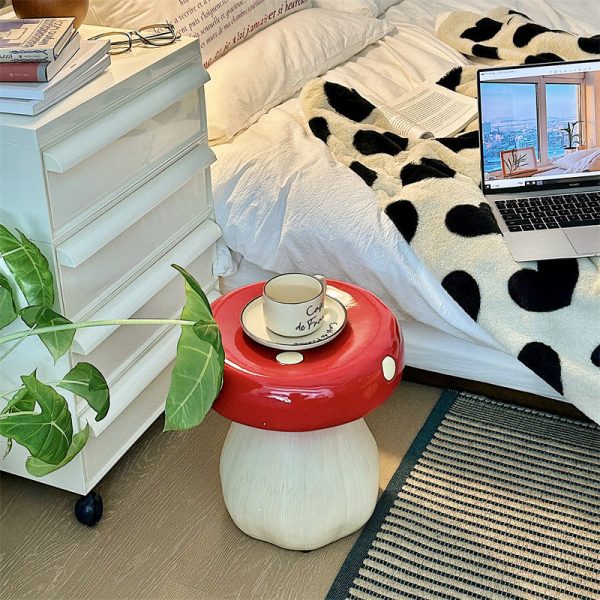 Contemporary Creative Mushroom Round Fiberglass Chair For Living Room - Image 10