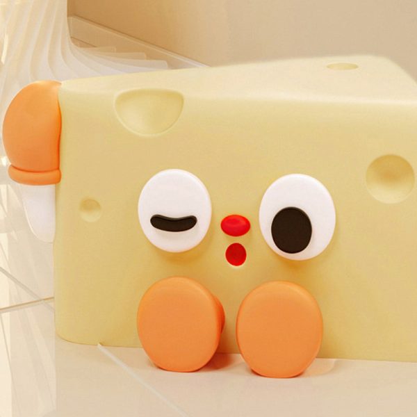 Contemporary Creative Cartoon Cute Cheese Triangle Fiberglass Chair For Living Room - Image 5