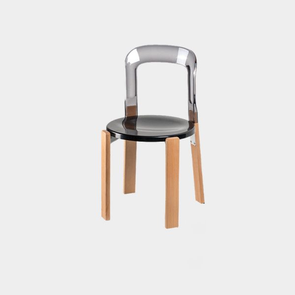 Traditional Vintage Round Plastic Solid Wood Aluminum Dining Chair Backrest For Dining Room - Image 25