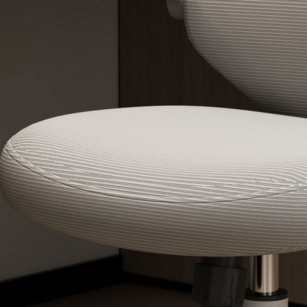 Modern Minimalist Half Round Cushion Plastic Metal High Density Sponge Desk Chair For Home Office - Image 8