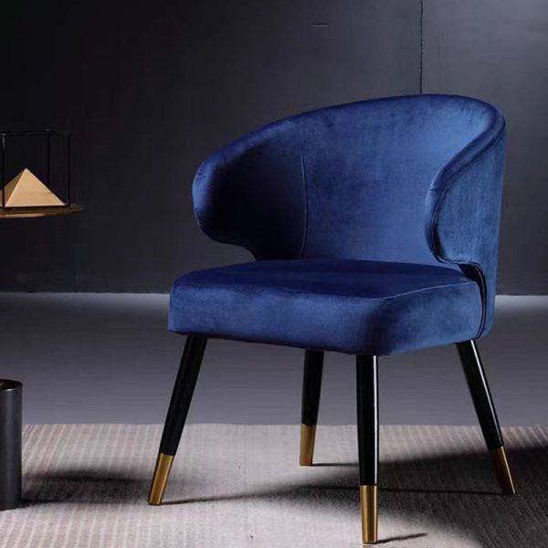 Modern Luxury Square Cushion Solid Wood Fabric High Resilience Sponge Dining Chair Backrest For Dining Room - Image 13